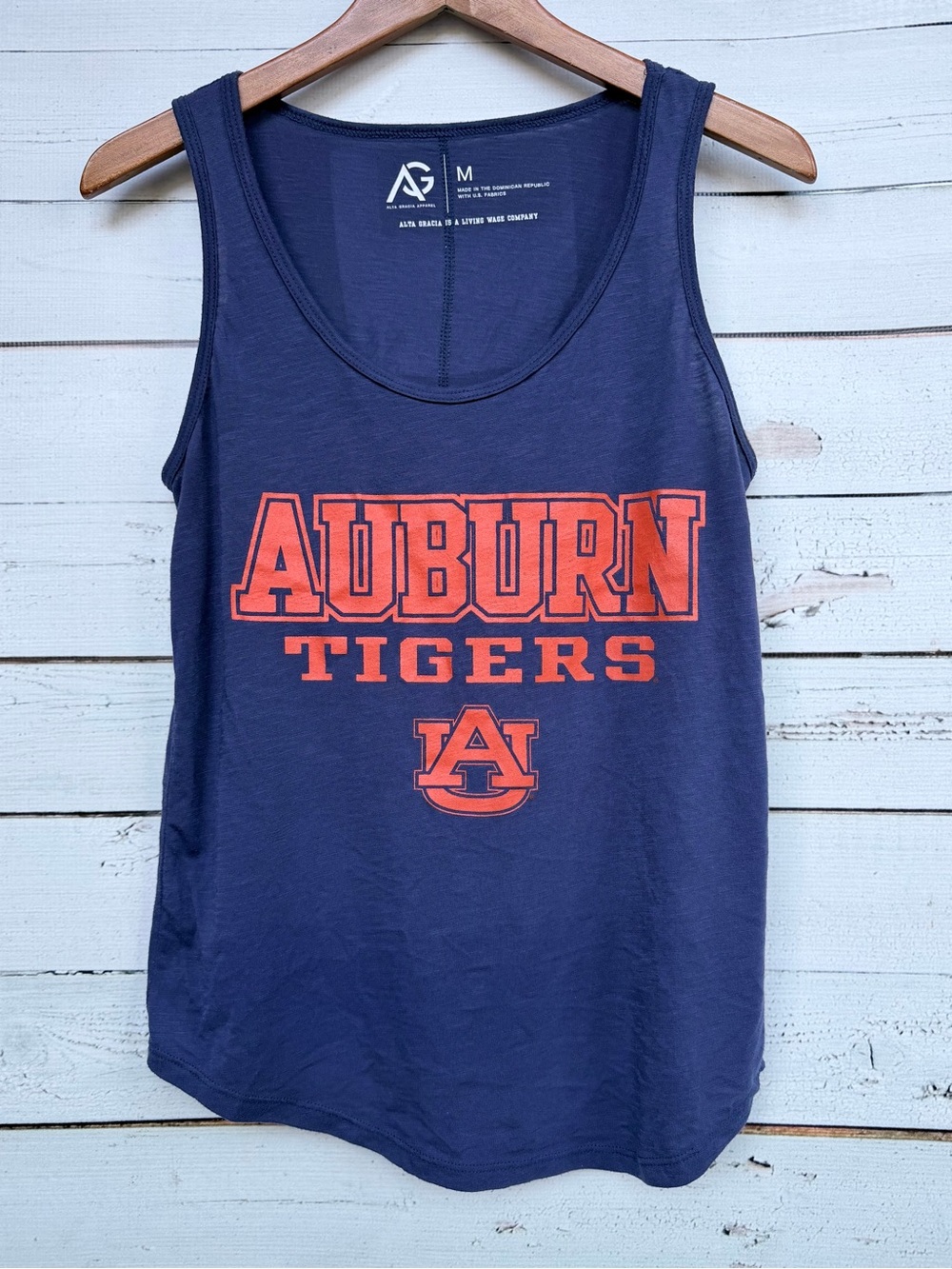 Alta Gracia Auburn Tigers NCAA Tank Top Size Medium